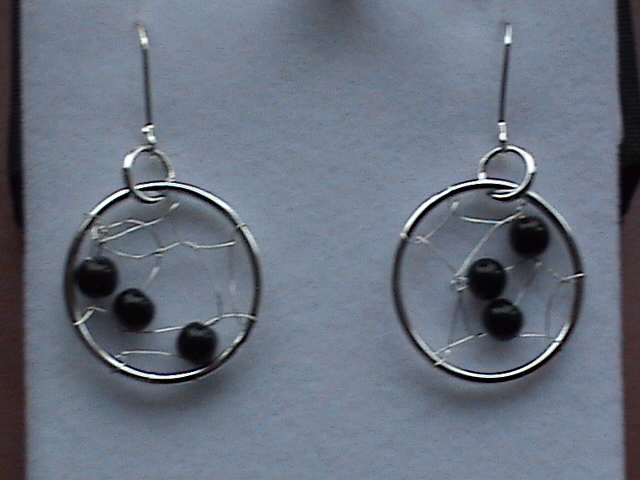 Two Onyx Eardrops